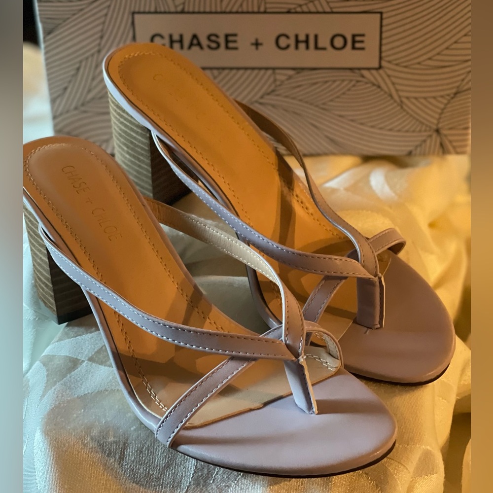 Chase + Chloe heels - Size 10 - Color: Lilac
3.5 in. heel
